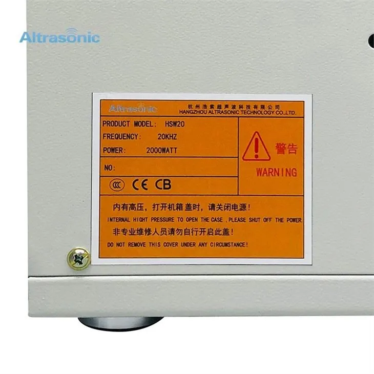  20kHz 2000w ultrasonic generator